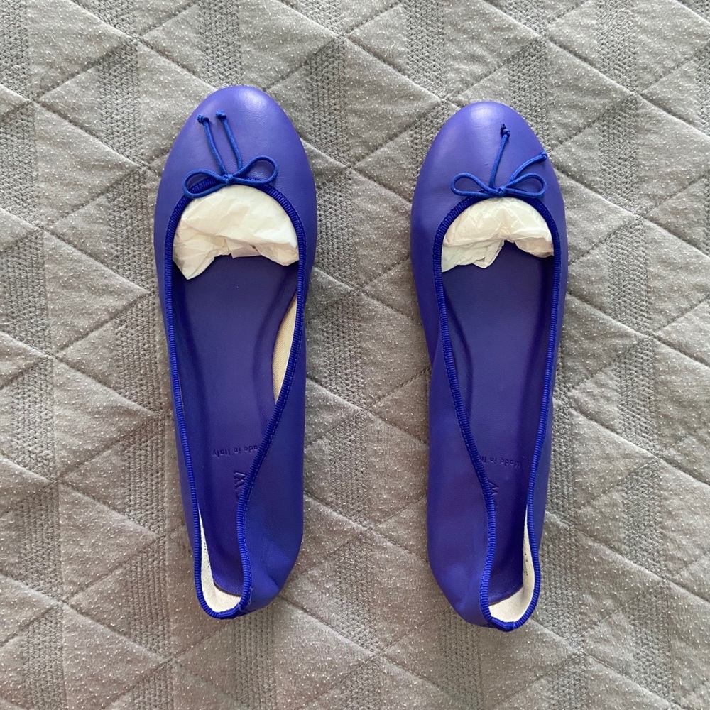 jcrew leather ballet flat